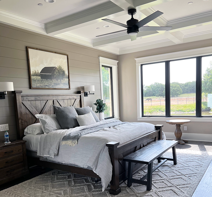 Custom Home Building Bedroom Features